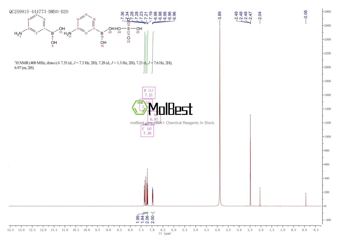 Spektrum pengujian sampel fisik (NMR) 66472-86-4