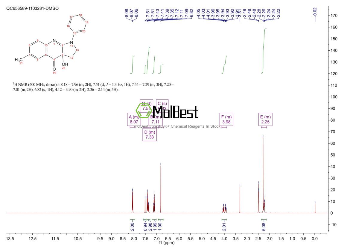 674289-55-5 fiziksel numune test spektrumu (NMR)