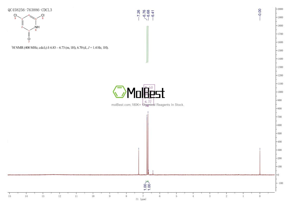 Physical sample testing spectrum (NMR) of 68963-75-7