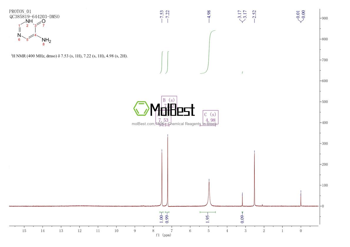 Physical sample testing spectrum (NMR) of 69785-94-0