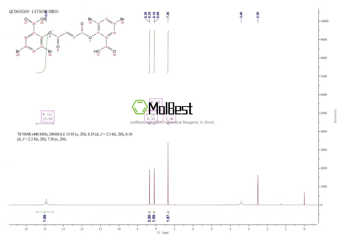 Physical sample testing spectrum (NMR) of 71337-53-6