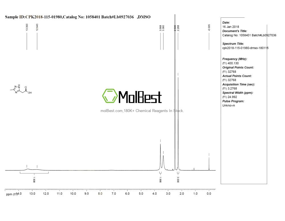 720706-28-5 fiziksel numune test spektrumu (NMR)