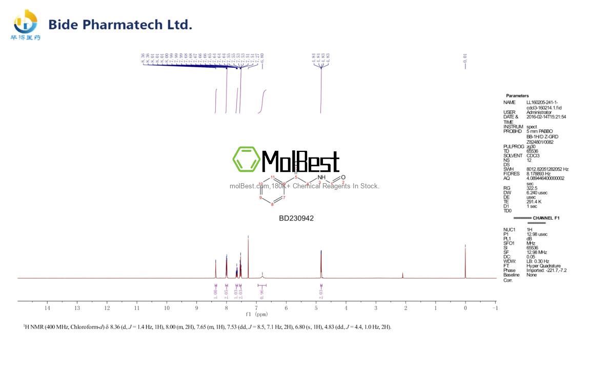 Physical sample testing spectrum (NMR) of 73286-37-0