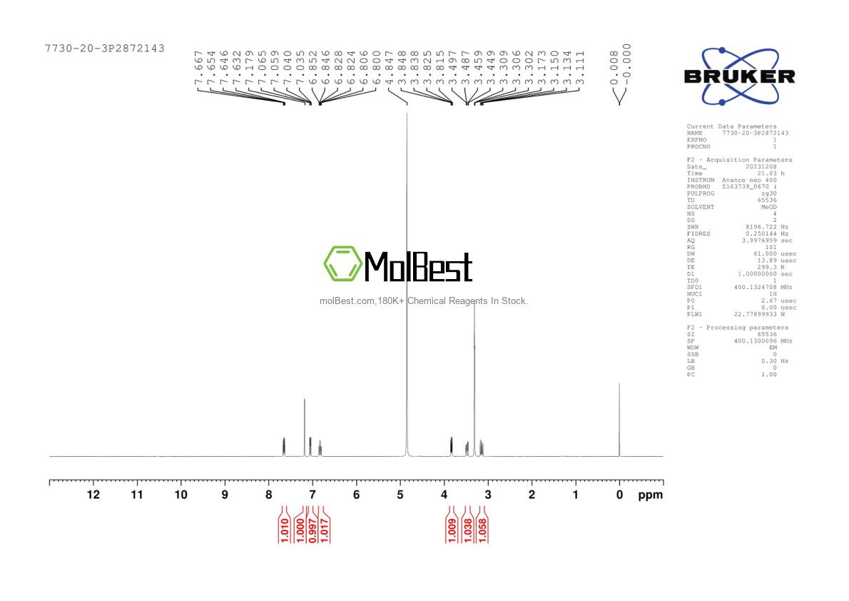 7730-20-3 fiziksel numune test spektrumu (NMR)