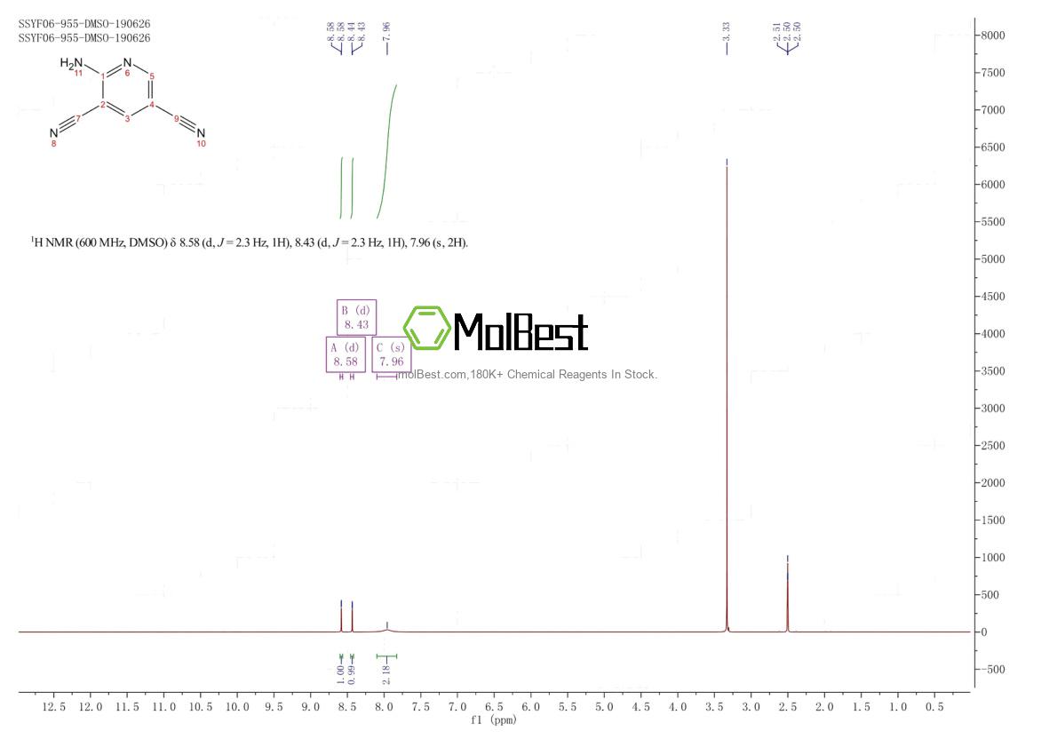 Spektrum pengujian sampel fisik (NMR) 78473-10-6