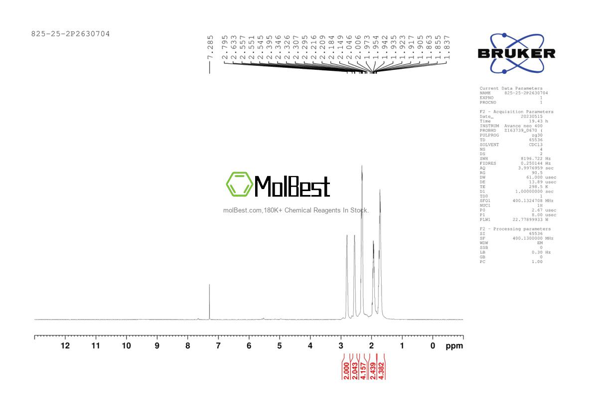 825-25-2 fiziksel numune test spektrumu (NMR)