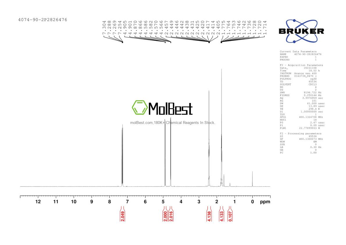 82504-06-1 fiziksel numune test spektrumu (NMR)