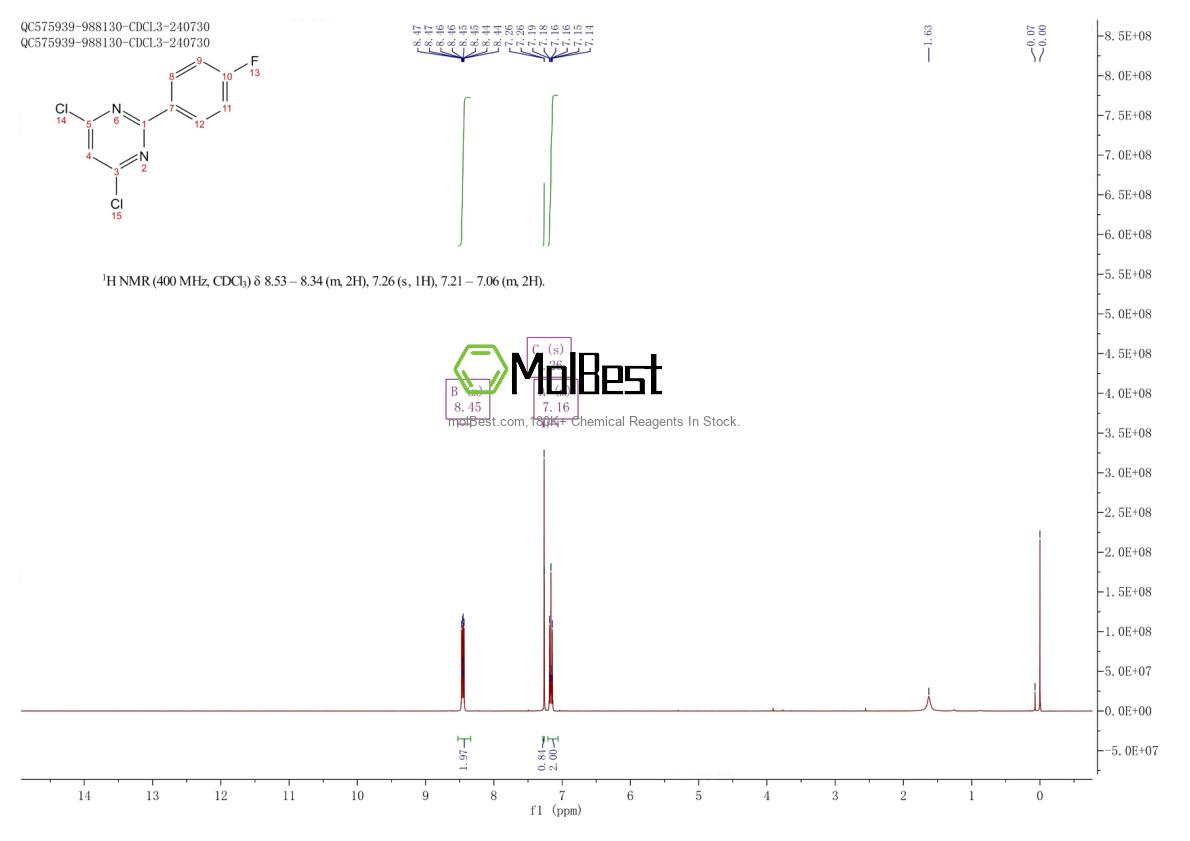 Spektrum pengujian sampel fisik (NMR) 83217-30-5