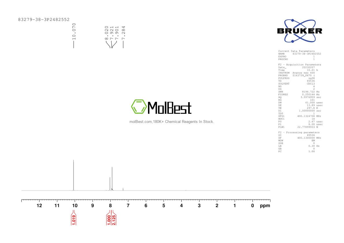83279-38-3 fiziksel numune test spektrumu (NMR)