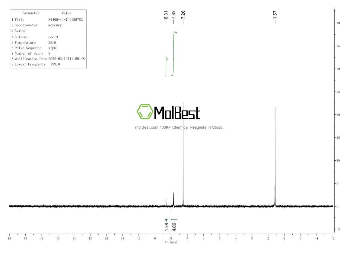 Physical sample testing spectrum (NMR) of 84405-44-7