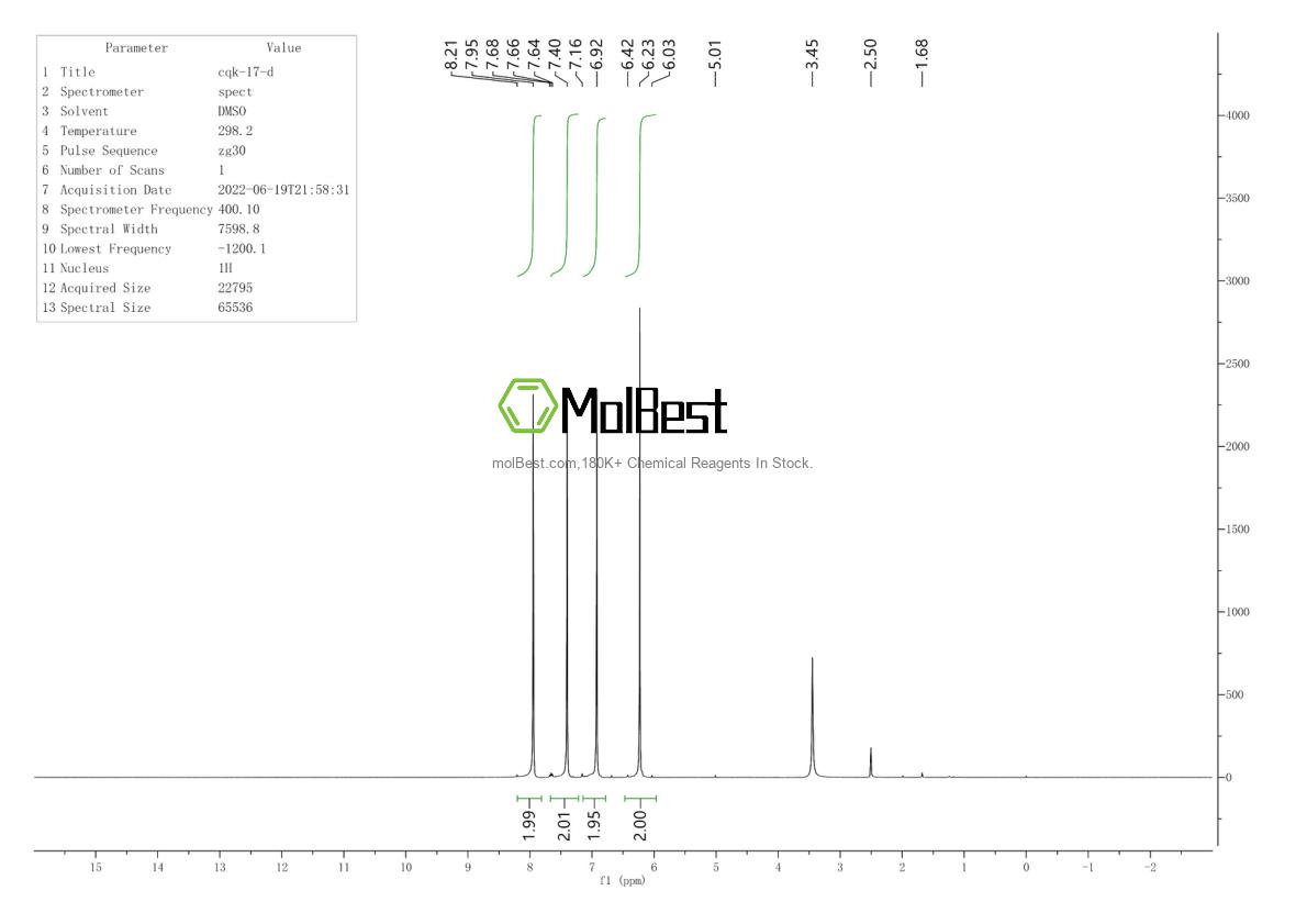 Spektrum pengujian sampel fisik (NMR) 84661-56-3