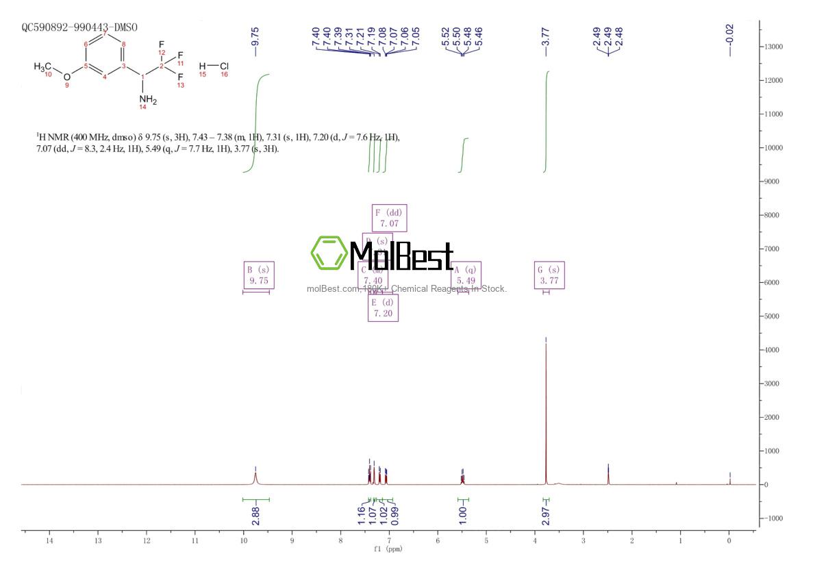 856563-09-2 fiziksel numune test spektrumu (NMR)