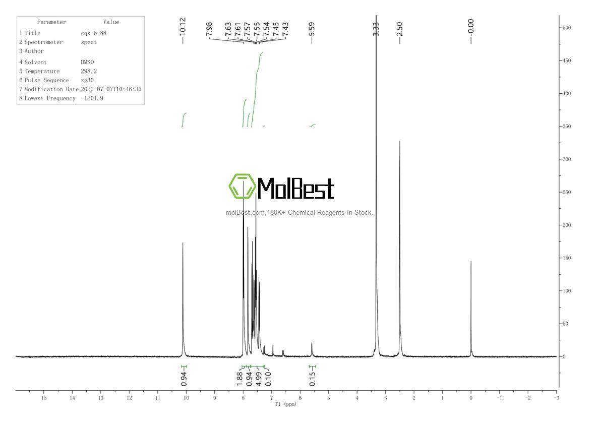 Spektrum pengujian sampel fisik (NMR) 860555-85-7
