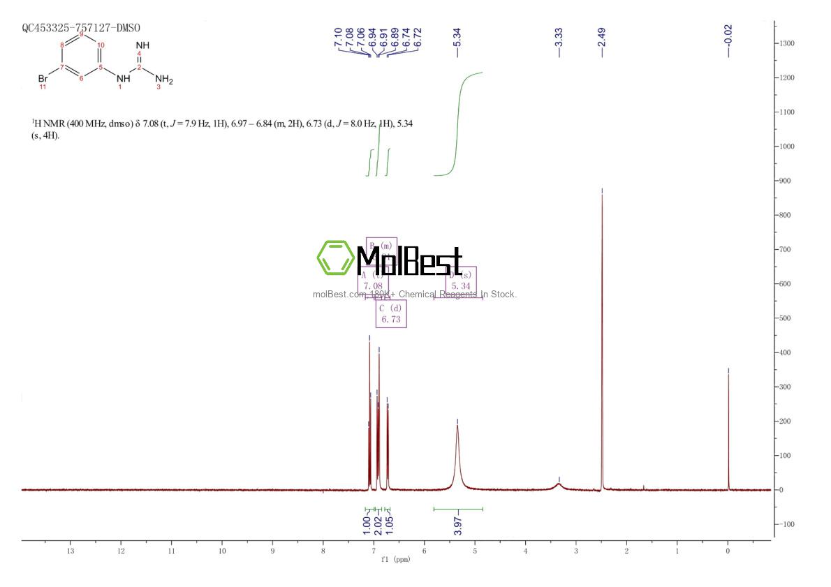 Spektrum pengujian sampel fisik (NMR) 870780-73-7