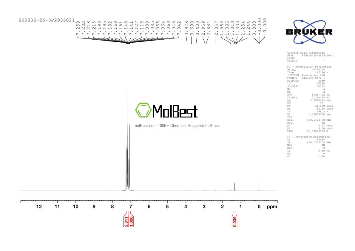 899806-25-8 fiziksel numune test spektrumu (NMR)