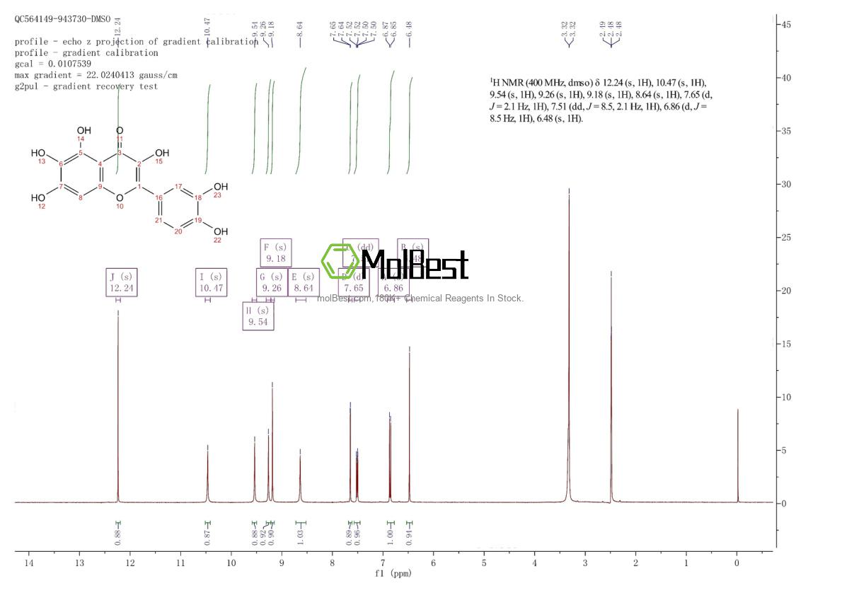 90-18-6 fiziksel numune test spektrumu (NMR)