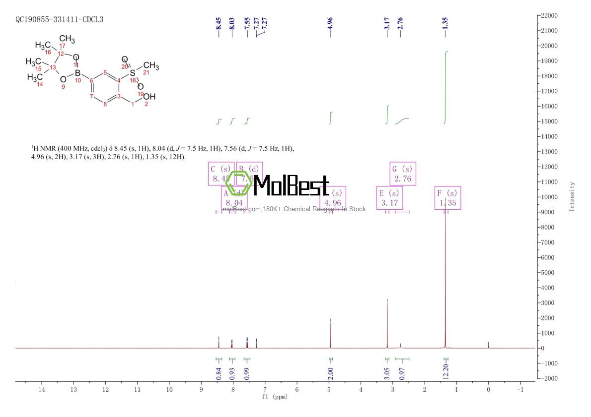 Spektrum pengujian sampel fisik (NMR) 918328-16-2