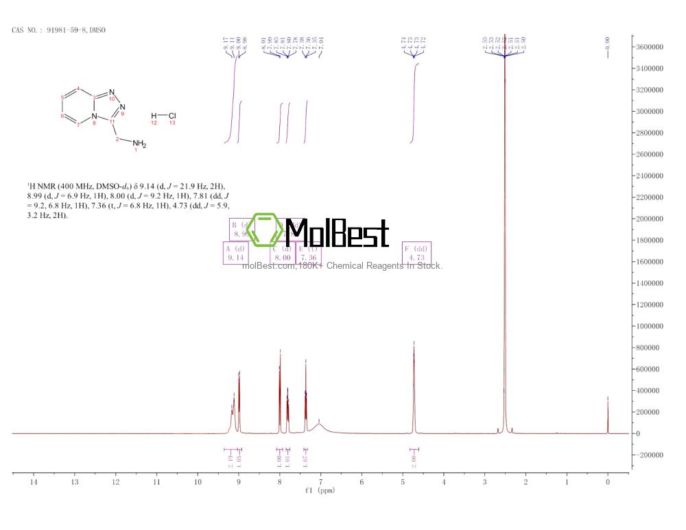 91981-59-8 fiziksel numune test spektrumu (NMR)
