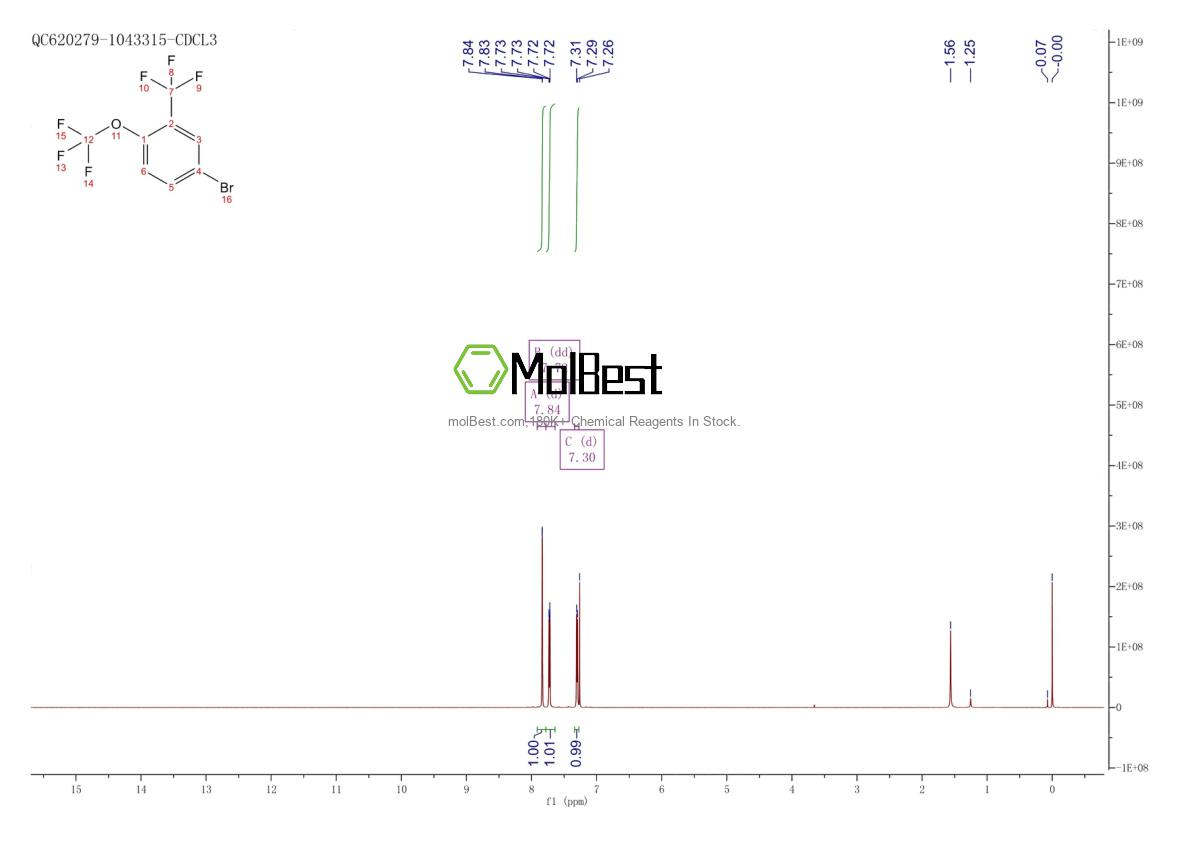 Physical sample testing spectrum (NMR) of 933674-89-6