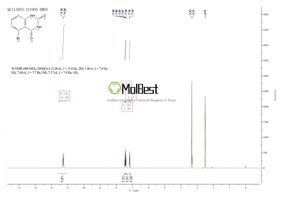 Physical sample testing spectrum (NMR) of 959237-01-5