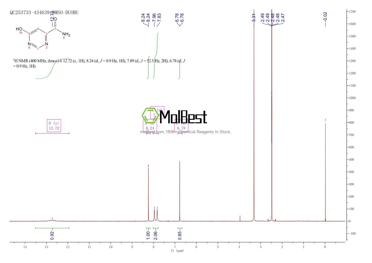 Physical sample testing spectrum (NMR) of 98024-63-6